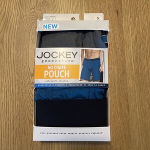 Jockey Men's Generation No Chafe Pouch Ultra soft Stretch Small Boxer Briefs